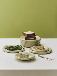 Barro Plate Set of 2 Ø24 cm Pistachio