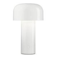 Bellhop Bordlampe Bærbar Hvid