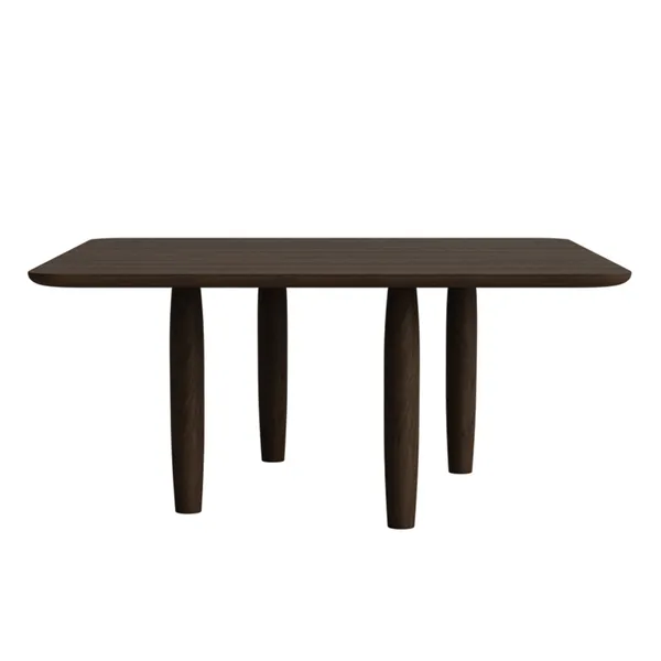 Oku Sofabord 80x80 cm Dark Oak