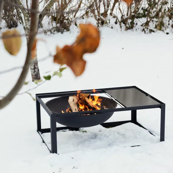 BBQ Fire Pit With Grill Grate