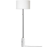 Gravity Gulvlampe White Marble / Hvit