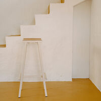Taburete 8 Barstol 75 cm Eggshell