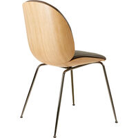 Beetle 3D Veneer Stol Eik/Chrome Soft Leather Grey