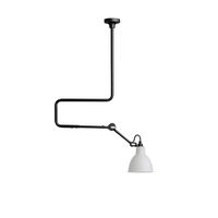 Lampe Gras N°312 Loftslampe Sort / Matteret Glas