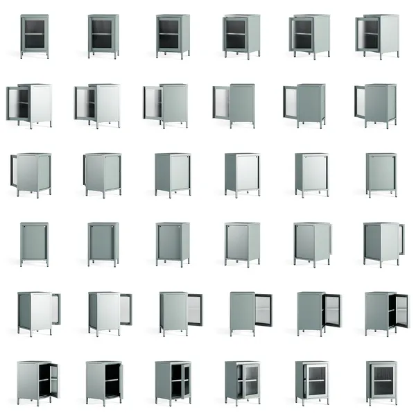 Store Sängbord Slate Grey
