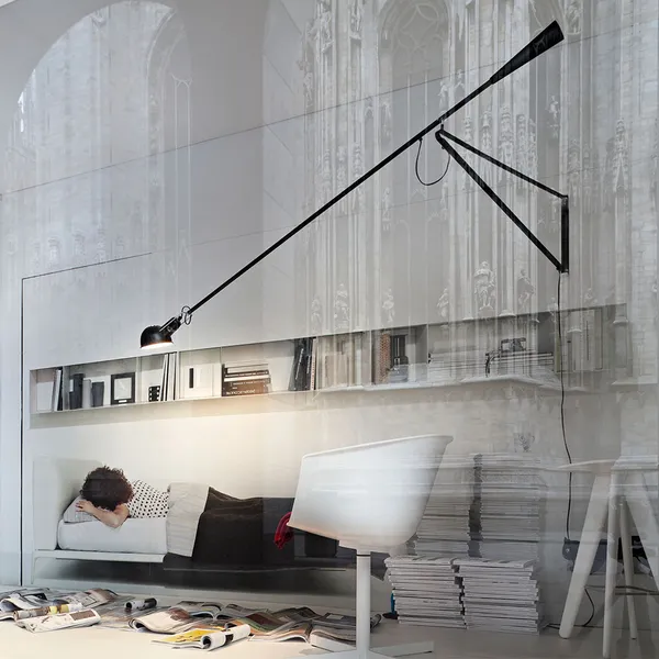 265 Vägglampa Vit