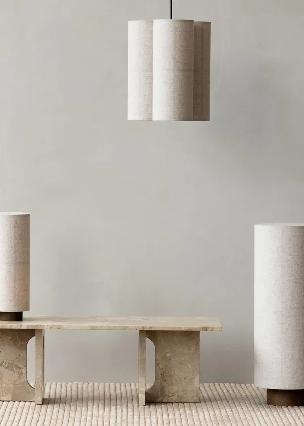 Hashira Gulvlampe Ø30 cm Raw