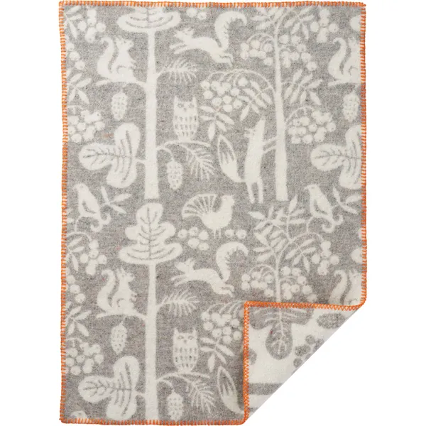 Tree climbers Pläd 65x90 cm Grå