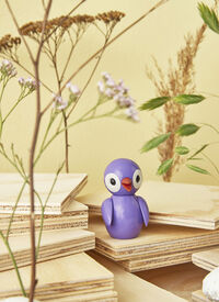 Grateful Spring Bird Träfigur 65 cm Lila
