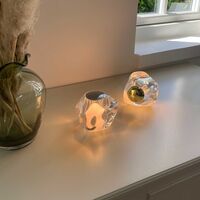 Ice Ball Bordlampe Guld