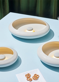 Oloha Trio Bærbar Lampe Lysegrå