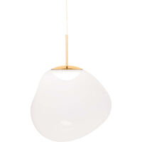 Melt Pendel Stor Opal / Guld