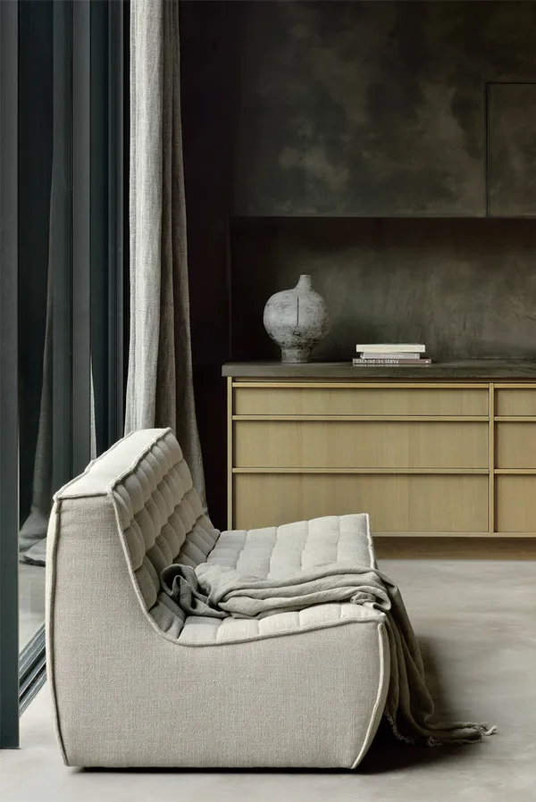 N701 Soffa Beige 3-Sits