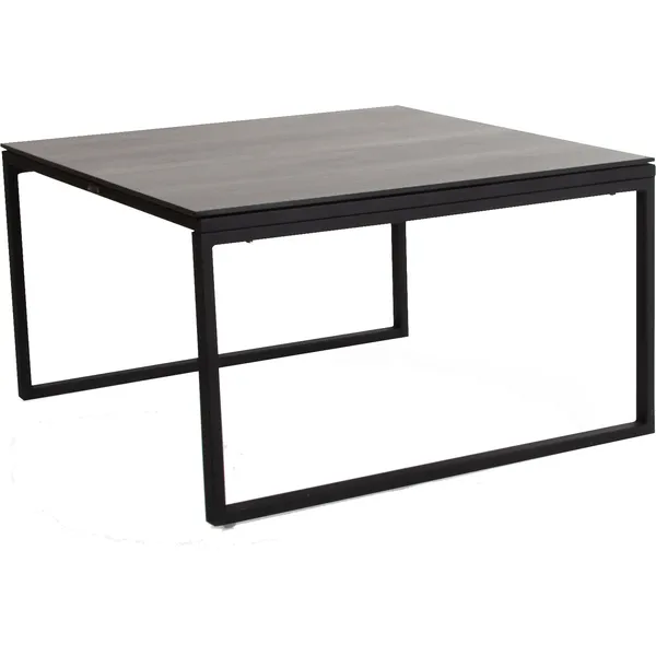 Talance Soffbord 80x80cm H45 Svart/ Mörkgrå