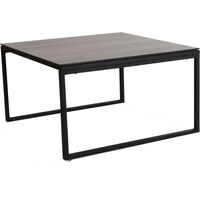 Talance Soffbord 80x80cm H45 Svart/ Mörkgrå
