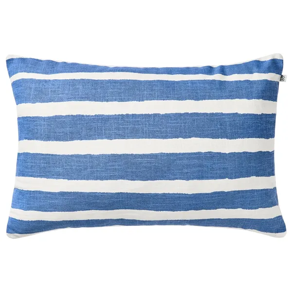 Block Stripe Ulkotyyny 40x60 cm Luonnonvalkoinen / Riviera Blue