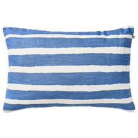 Block Stripe Ulkotyyny 40x60 cm Luonnonvalkoinen / Riviera Blue