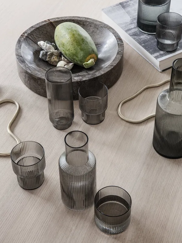 Ripple Glas 4-pak Smoked Grey