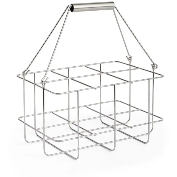 Outdoor Market Bottle Carrier Medium Stainless Steel