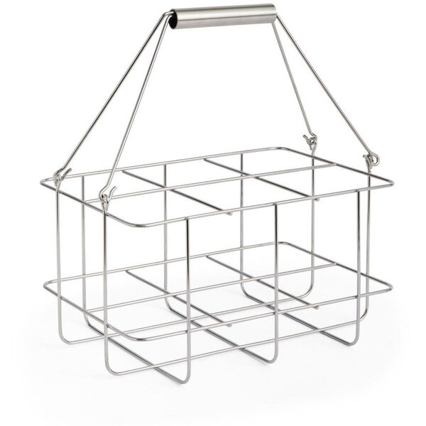 Outdoor Market Bottle Carrier Medium Stainless Steel