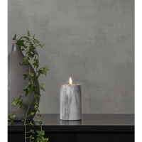 Flamme LED Kubbelys Marmor 15 cm