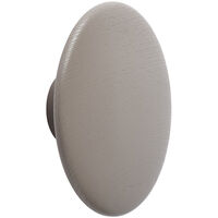 Dots Koukku Puu Ø17 cm Ruskeanharmaa