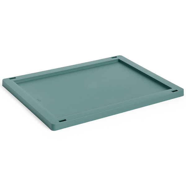 Colour Crate Plastic Medium Låg Dark Green