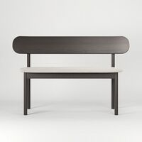 Elephant Bänk Smoked Oak / White Boucle