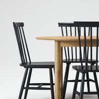 Wood Matgrupp Ek / Svart