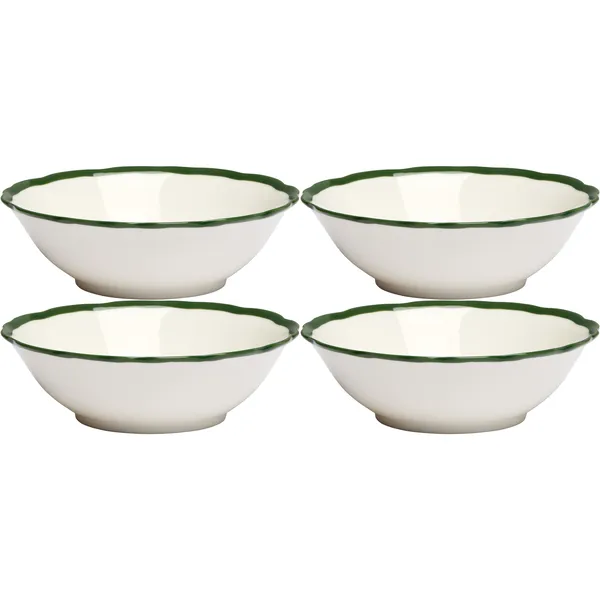 Fleur Skål 15 cm 4-pk Mørkegrønn