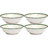Fleur Skål 15 cm 4-pk Mørkegrønn