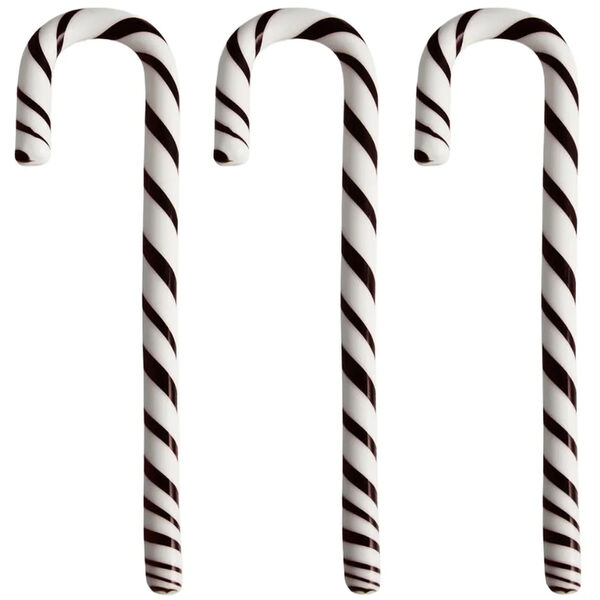Polka Stick Juledekoration 17 cm 3-pak Hvid/Sort