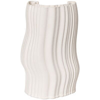Moire Vase Offwhite 30 cm