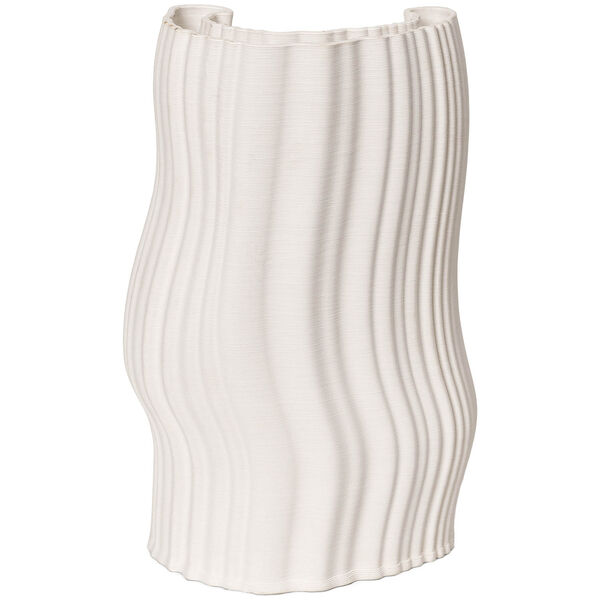 Moire Vaasi Luonnonvalkoinen 30 cm