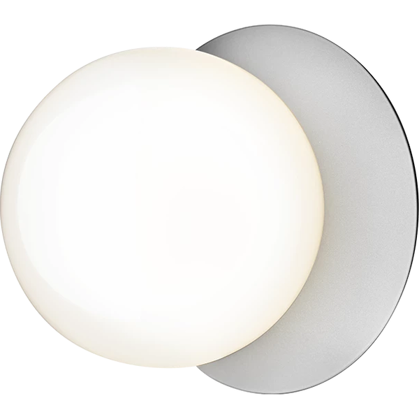 Liila 1 Vegg-/Taklampe 165 cm Light Silver / Opal