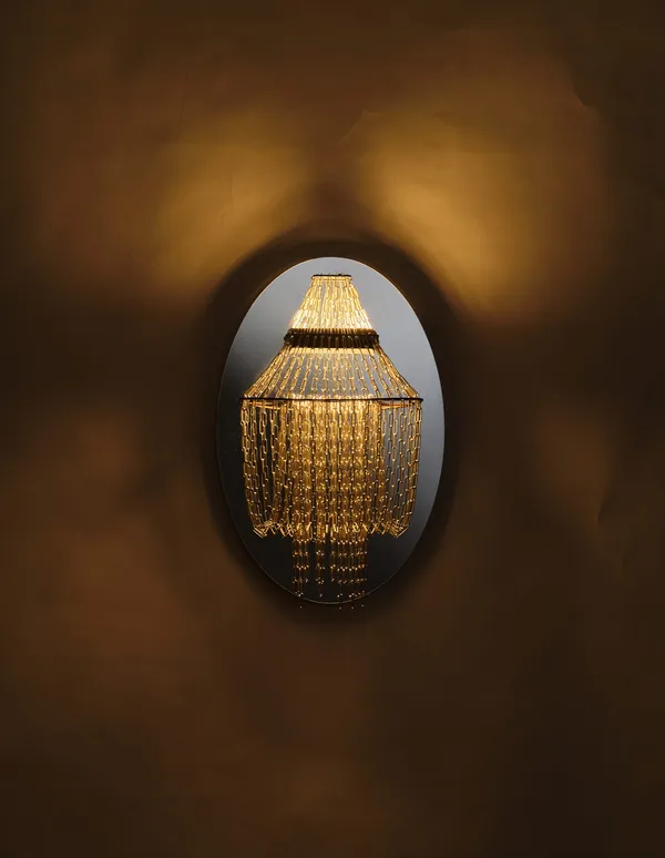 La Lampe C Vägglampa Rostfritt Stål