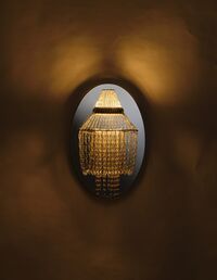 La Lampe C Vägglampa Rostfritt Stål
