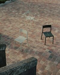 May Chair Outdoor Steel Dark Green