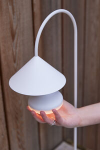 Grasp Pöytävalaisin Kannettava 72 cm Matt White