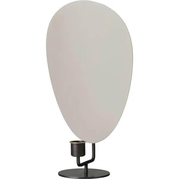 Flambeau Lysestager Grå/Bronzeret Messing