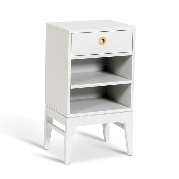 Höllviken Bedside Table Short Legs Light Grey