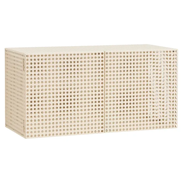 Perforated Seinäkaappi Eggshell