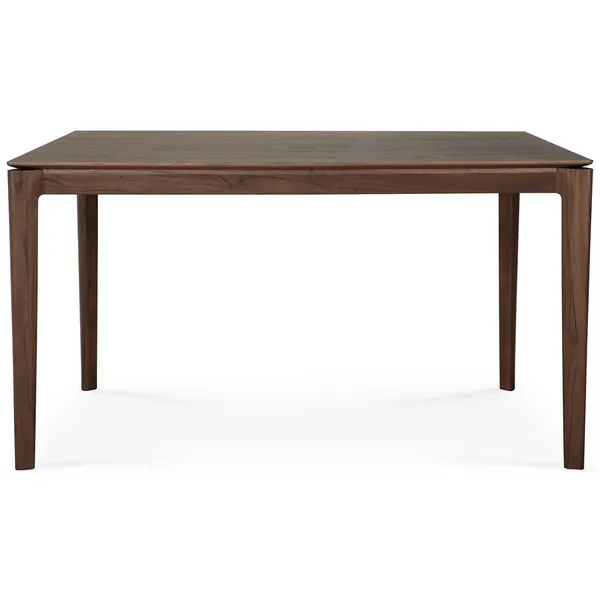 Bok Spisebord Sortbejdset Teak 80x140 cm