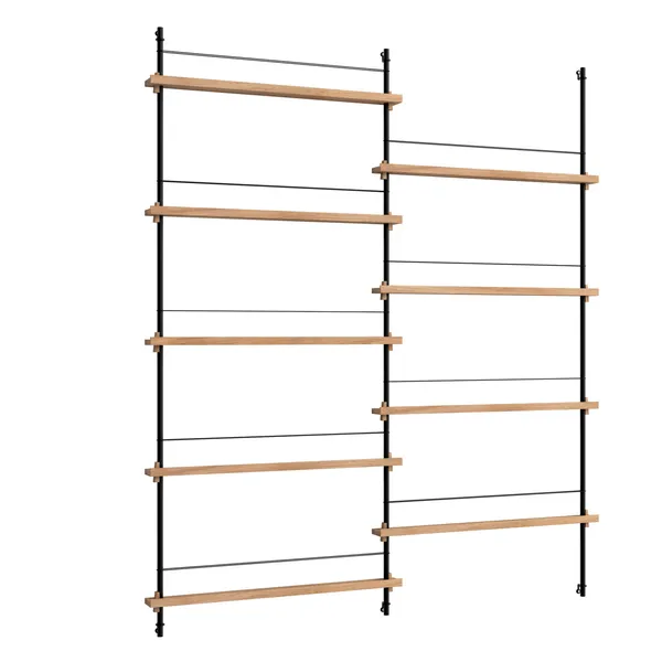 Magazine Hylla 162x188 cm Ek/Vit