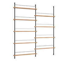 Magazine Hylla 162x188 cm Ek/Vit