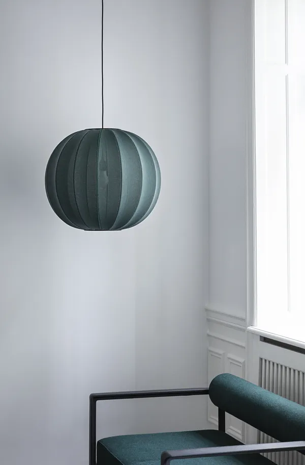 Knit-Wit Pendel Rund 45 cm Blue Stone
