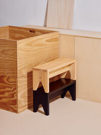 Manolito Stool Long Black