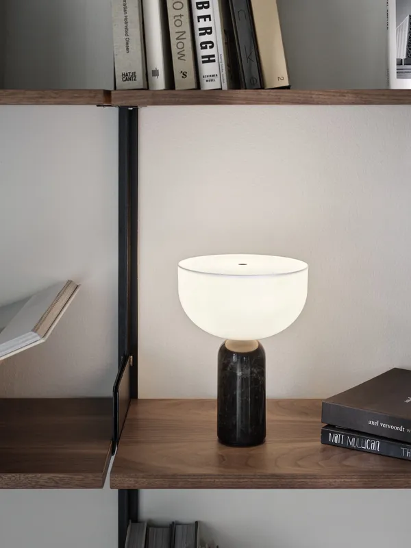 Kizu Bordlampe Bærbar Sort Marmor