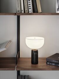 Kizu Bordlampe Bærbar Sort Marmor