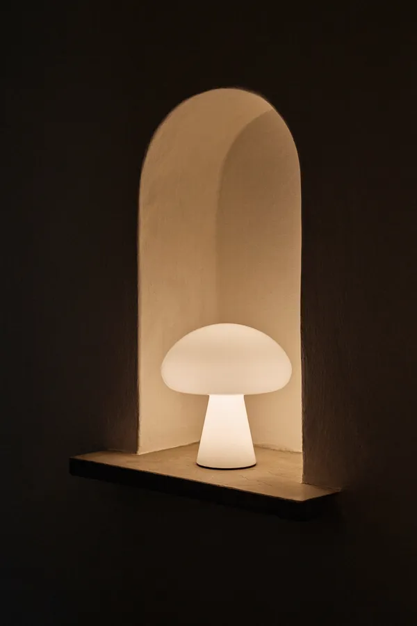 Obello Bordslampa Portabel Pearl White